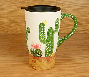 Huebneroaks Cactus Travel Mug