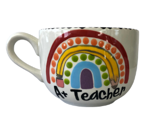 Huebneroaks Polka Dot Rainbow Mug