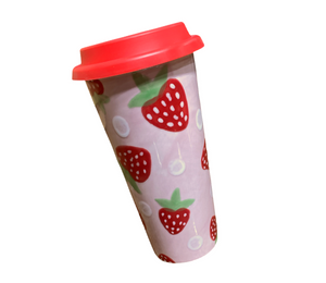 Huebneroaks Strawberry Travel Mug