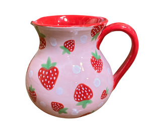 Huebneroaks Strawberry Pitcher