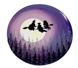 Huebneroaks Kooky Witches Plate