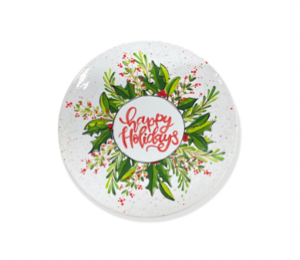 Huebneroaks Holiday Wreath Plate