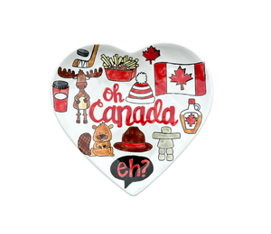Huebneroaks Canada Heart Plate