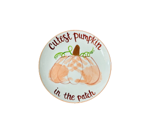 Huebneroaks Cutest Pumpkin Plate