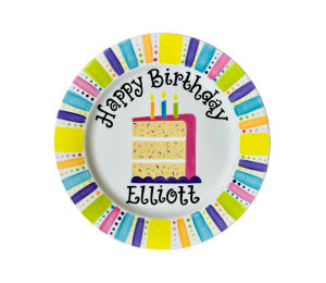 Huebneroaks Birthday Cake Plate
