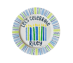 Huebneroaks Let's Celebrate Plate