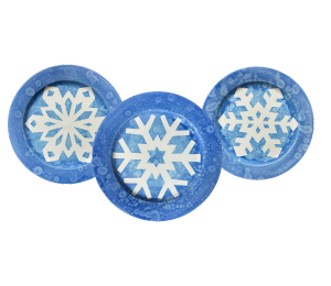 Huebneroaks Paper Snowflake Plate