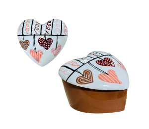 Huebneroaks Heart Slanted Box